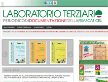 Tablet Screenshot of laboratorioterziario.it